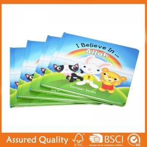 King Fu High Quality Children Hardcover Board Book Printing in China