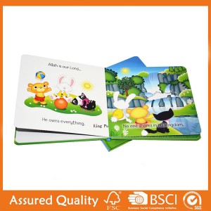 King Fu High Quality Children Hardcover Board Book Printing in China