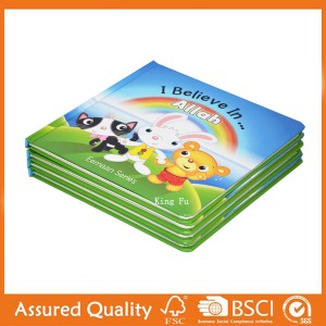 King Fu High Quality Children Hardcover Board Book Printing in China