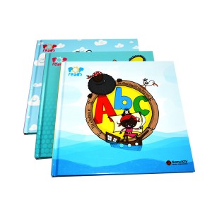 King Fu Wholesale Professional Promotional Hardcover and Casebound Book Color Printing Factory for Kids with Glossy Lamination